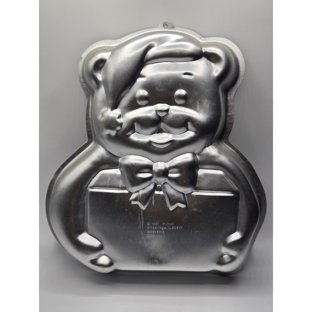 VTG 1991 Wilton SANTA BEAR Cake Pan Baking Mold #2105-4432